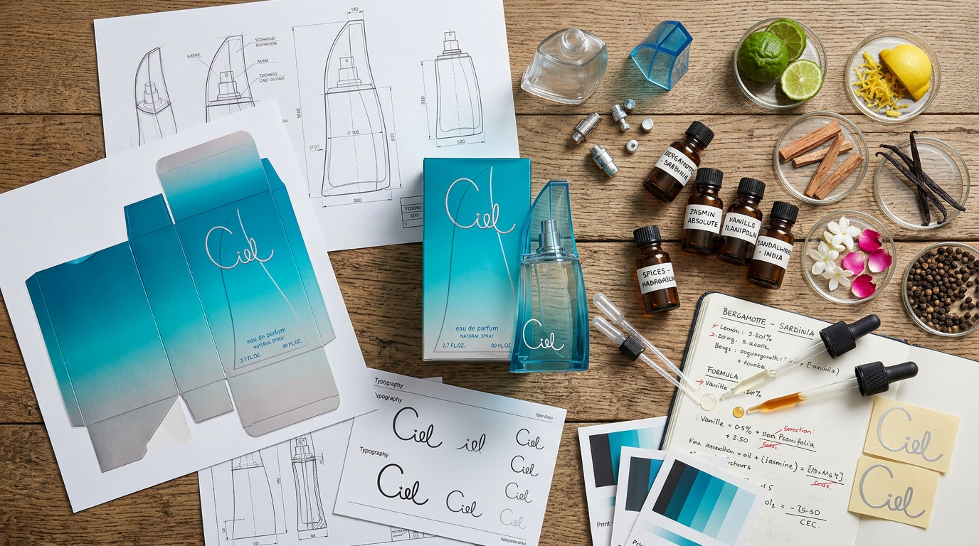 Cómo se elabora un perfume: de la idea inicial al frasco terminado